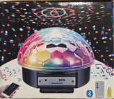 اسپیکر بلوتوثی دیسکو نیم کره آریانا | رقص نور RGB با ریموت و پخش موسیقی