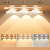 چراغ زیر کابینتی شارژی سنسوردار LED | سه رنگ نور، شارژی USB و روشن شدن خودکار