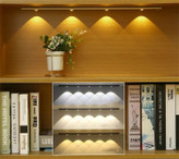 چراغ زیر کابینتی شارژی سنسوردار LED | سه رنگ نور، شارژی USB و روشن شدن خودکار